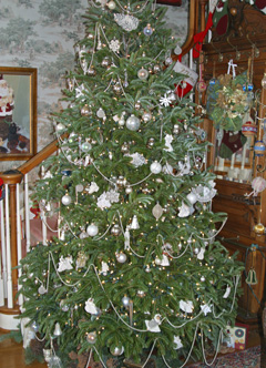 Decorated fir tree